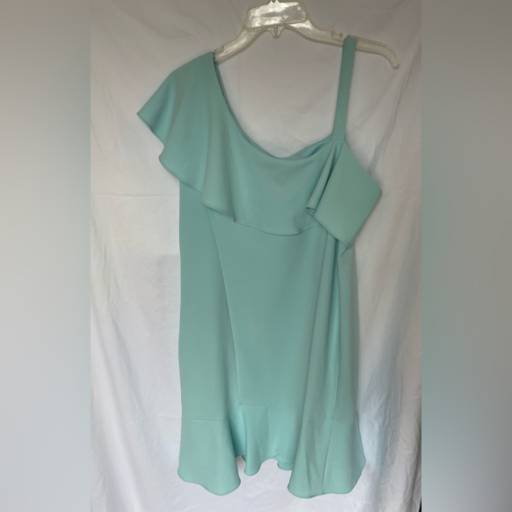 Pale Blue Ruffle Dress - Picture 4 of 5